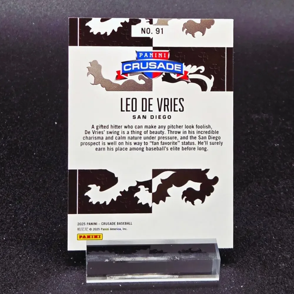 Leo De Vries Liberty Crusade Cracked Ice RC Athletics Top Prospect